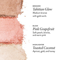 Thumbnail for LAURA GELLER NEW YORK Geller's Greatest Lift-n-Glow Baked Trio Palette - Highlighter, Blush, Bronzer - All Skin Tones