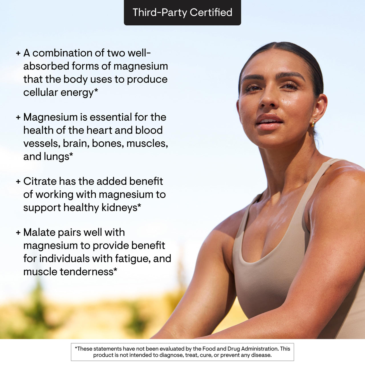 THORNE - Magnesium CitraMate - Magnesium Citrate & Malate Supplement - Supports Heart Health, Skeletal Muscles, Cardiac & Lung Function, Bone Density & More* - Third-Party Certified - 90 Servings