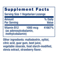 Thumbnail for Life Extension B12 Elite, adenosylcobalamin, methylcobalamin, Two Active Forms for Brain Health & Dopamine Production, Non-GMO, Gluten-Free, Vegetarian, 60 lozenges