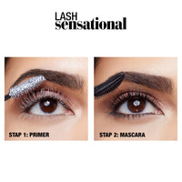 Thumbnail for Maybelline Lash Sensational Washable Mascara, Lengthening and Volumizing for a Full Fan Effect, Very Black, 1 Count