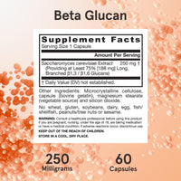 Thumbnail for Jarrow Formulas® Beta Glucan, Dietary Supplement, Immune Support for Immune Health, 60 Capsules, 60 Day Supply