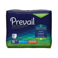 Thumbnail for Prevail Daily Protective Underwear - Unisex Adult Incontinence Underwear - Disposable Adult Diaper for Men & Women - Maximum Absorbency - Large - 18 Count (Pack of 4)