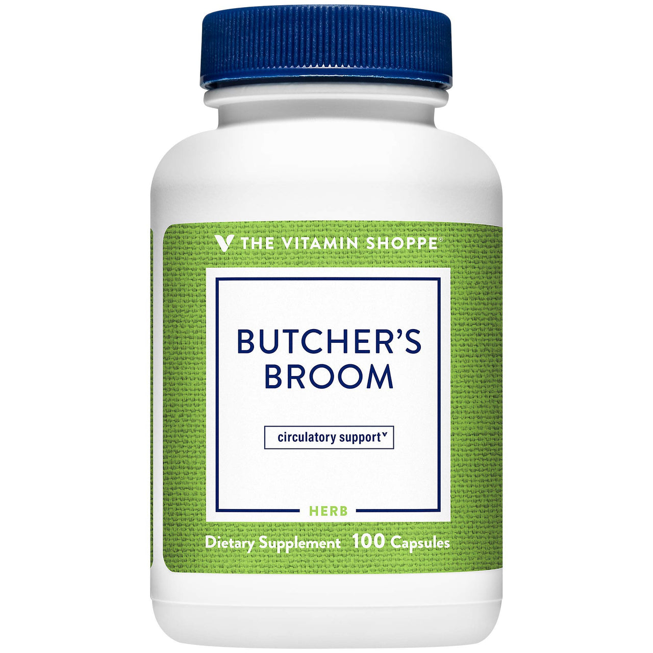 The Vitamin Shoppe Butcher's Broom Extract, Herbal Supplement That Supports Circulation (100 Capsules)