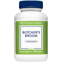 Thumbnail for The Vitamin Shoppe Butcher's Broom Extract, Herbal Supplement That Supports Circulation (100 Capsules)