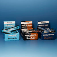 Thumbnail for Barebells Starter Pack (3 Mix Pack) – 36 Total Bars, High Protein Snack, with 20g Protein & No Added Sugar – On-the-Go Breakfast or Post-Workout Treat, Cookies and Caramel, Creamy Crisp, Brownie Dough