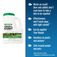 Thumbnail for Liquid Fence Deer And Rabbit Repellent Granular 5 Pounds, Harmless To Plants And Animals
