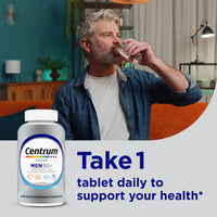 Thumbnail for Centrum Silver Multivitamin for Men 50 Plus, Multimineral Supplement, Vitamin D3, B-Vitamins and Zinc, Gluten Free, Non-GMO Ingredients, Supports Memory and Cognition in Older Adults - 100 Ct
