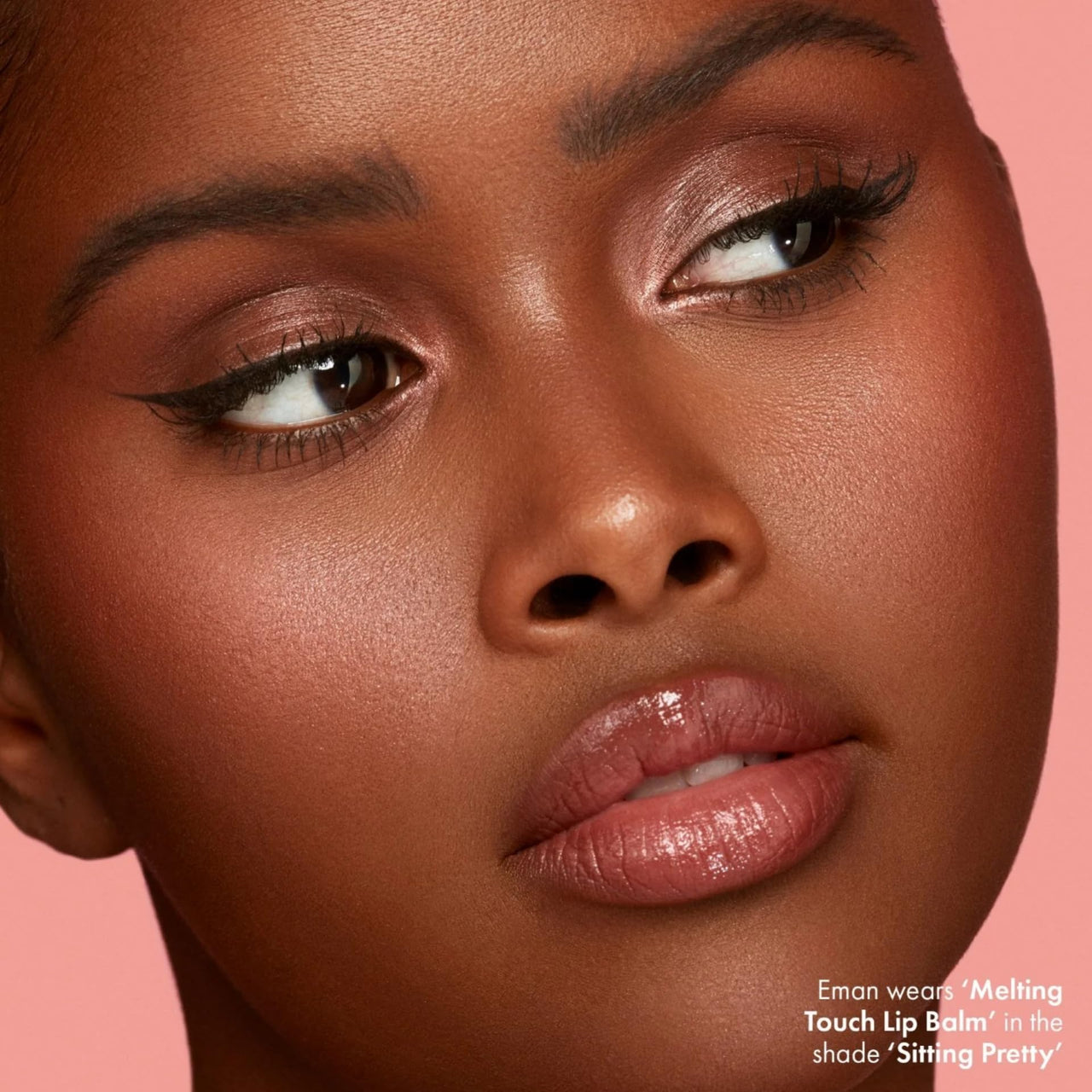 ICONIC LONDON Melting Touch Lip Balm | Hydrating Lip Balm, Non Sticky, Sheer Wash of Colour, Cruelty Free, Vegan Makeup (Sitting Pretty) 0.10 Fl oz