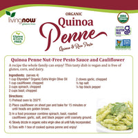 Thumbnail for NOW Foods, Organic Quinoa Penne, Gluten-Free, Corn-Free, Non-GMO, Quinoa and Rice Pasta, 8-Ounce