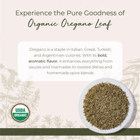 Thumbnail for Starwest Botanicals Organic Oregano Dried Leaf - Seasoning Herb for Cooking, Use for Pizza Dishes, Greek, Italian, or Mexican Food, Non-GMO - Bulk 1 lb Bag