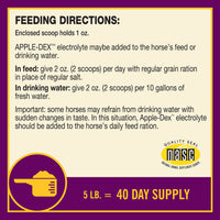 Thumbnail for Farnam Horse Health Apple-Dex Apple Flavored Electrolytes for Horses 5 pound
