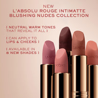Thumbnail for Lancôme L'Absolu Rouge Intimatte Hydrating Matte Lipstick - Buildable & Lightweight Formula with a Soft Matte Finish - Up To 12HR Comfort- 320 Hush Hush: cool mauvey nude