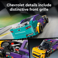 Thumbnail for LEGO Speed Champions NASCAR Next Gen Chevrolet Camaro ZL1, Model Racecar Building Set, NASCAR Collectible Racing Toy for Kids Ages 9 and Up, 76935