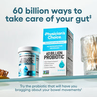 Thumbnail for Physician's CHOICE Bloat & Gas Probiotic 30ct + 60 Billion Probiotic 30ct - Digestive Wellness Bundle