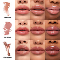 Thumbnail for Kosas Wet Stick Moisturizing Shiny Sheer Lipstick with Ceramides, Hyaluronic acid, Peptides and Mango Butter - Soothes, Softens, and Moisturizes Lips – 100 Degrees