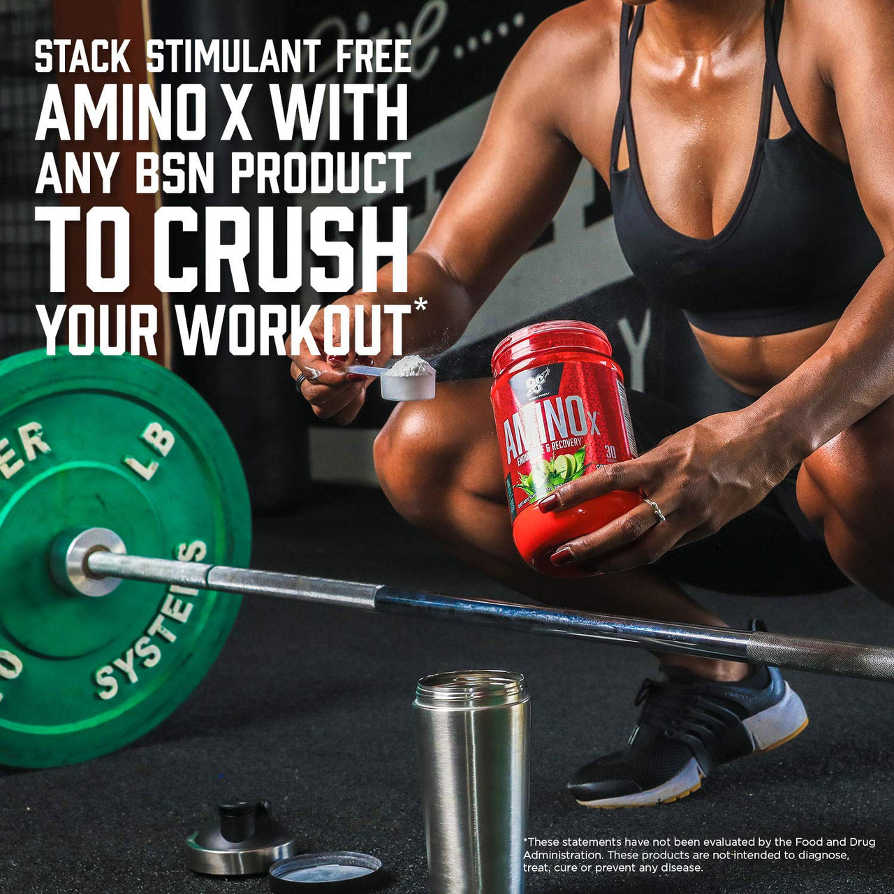 BSN Amino X Muscle Recovery & Endurance Powder, BCAAs, 10 Grams of Amino Acids, Keto Friendly, Caffeine-Free, Support Endurance, Zero Sugar, Fruit Punch, 70 servings, 35.84 Ounce (Packaging May Vary)