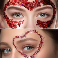 Thumbnail for Teenitor Body Glitter Face Glitter Makeup Festival Glitter, 12 Colors Face and Body Glitter Gel, Hair Glitter Gel, Body Makeup