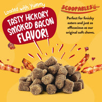 Thumbnail for NaturVet Scoopables Advanced Probiotics for Dogs - Chewable Dog Probiotics & Digestive Enzymes - Support a Healthy Gut for Your Pet - Hickory Smoked Bacon Flavor | 11oz Bag