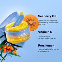 Thumbnail for Then I Met You Living Cleansing Balm, Melts Makeup & Sunscreen, Non-Stripping Zero Residue Oil Cleanser with Seaberry, Olive, Grape Seed Oils, Vit E & Persimmon, First-Step Clean Vegan Korean Skincare
