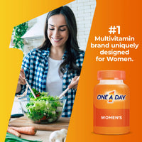 Thumbnail for One A Day Women’s Multivitamin, Supplement with Vitamin A, Vitamin C, Vitamin D, Vitamin E and Zinc for Immune Health Support, B12, Biotin, Calcium & More, Tablet, 250 count
