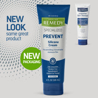 Thumbnail for Medline Remedy Specialized Silicone Cream, Unscented (4 fl oz), Gentle Breathable Film for All Ages, Paraben-free and Hypoallergenic Skin Care, Barrier for Dry Cracked Skin
