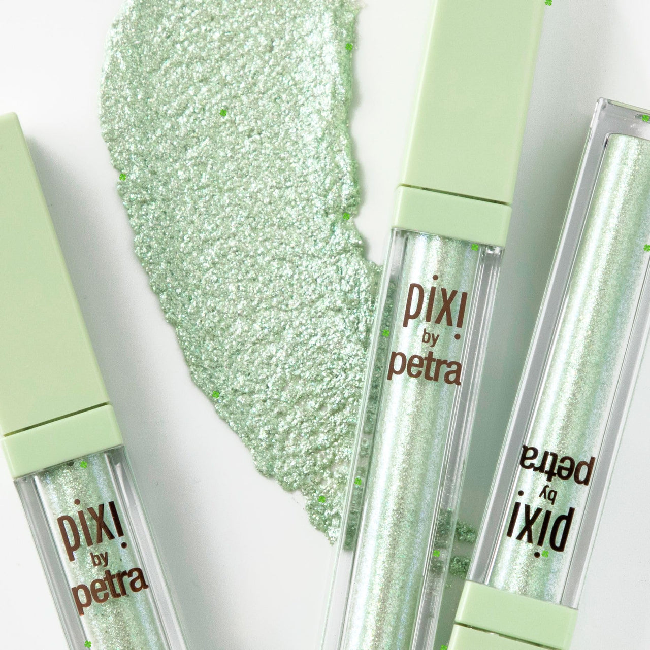 Pixi Beauty Liquid Fairy Lights - PixiGreen | Light Reflecting Glitter Eyeshadow | Super Sparkles Eyes For Ethereal Look | Vegan & Cruelty-Free | 0.18 oz/5g