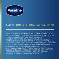 Thumbnail for Vaseline Soothing Hydration 2-Pack – Intensive Care Moisturizing Hand and Body Lotion with Aloe, Ultra-Hydrating Lipids, 48 Hours of Moisture, 10 Oz Ea