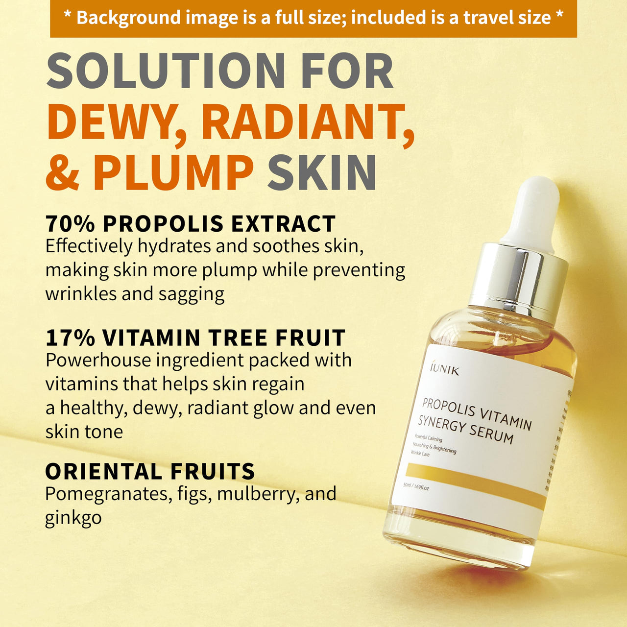 iUNIK Daily Serum Trial Kit (3x 0.51 fl.oz.) - Rose Galactomyces Synergy Serum, Tea Tree Relief Serum,Propolis Vitamin Synergy Serum, Great for Gifts, Trial, and Portability