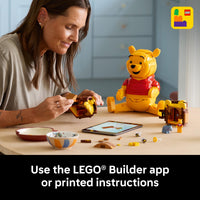 Thumbnail for LEGO Disney Winnie The Pooh Building Set - Home, Office or Book Shelf Decor for Adult Fans, Ages 18+ - W/Eeyore Figure - Collectible Disney Gift - 43300