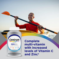 Thumbnail for Centrum Silver Men's 50+ Multivitamin with Vitamin D3, B-Vitamins, Zinc for Memory and Cognition - 200 Tablets