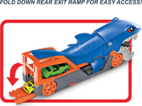 Thumbnail for Hot Wheels Shark Chomp Transporter & Includes 1:64 Vehicle