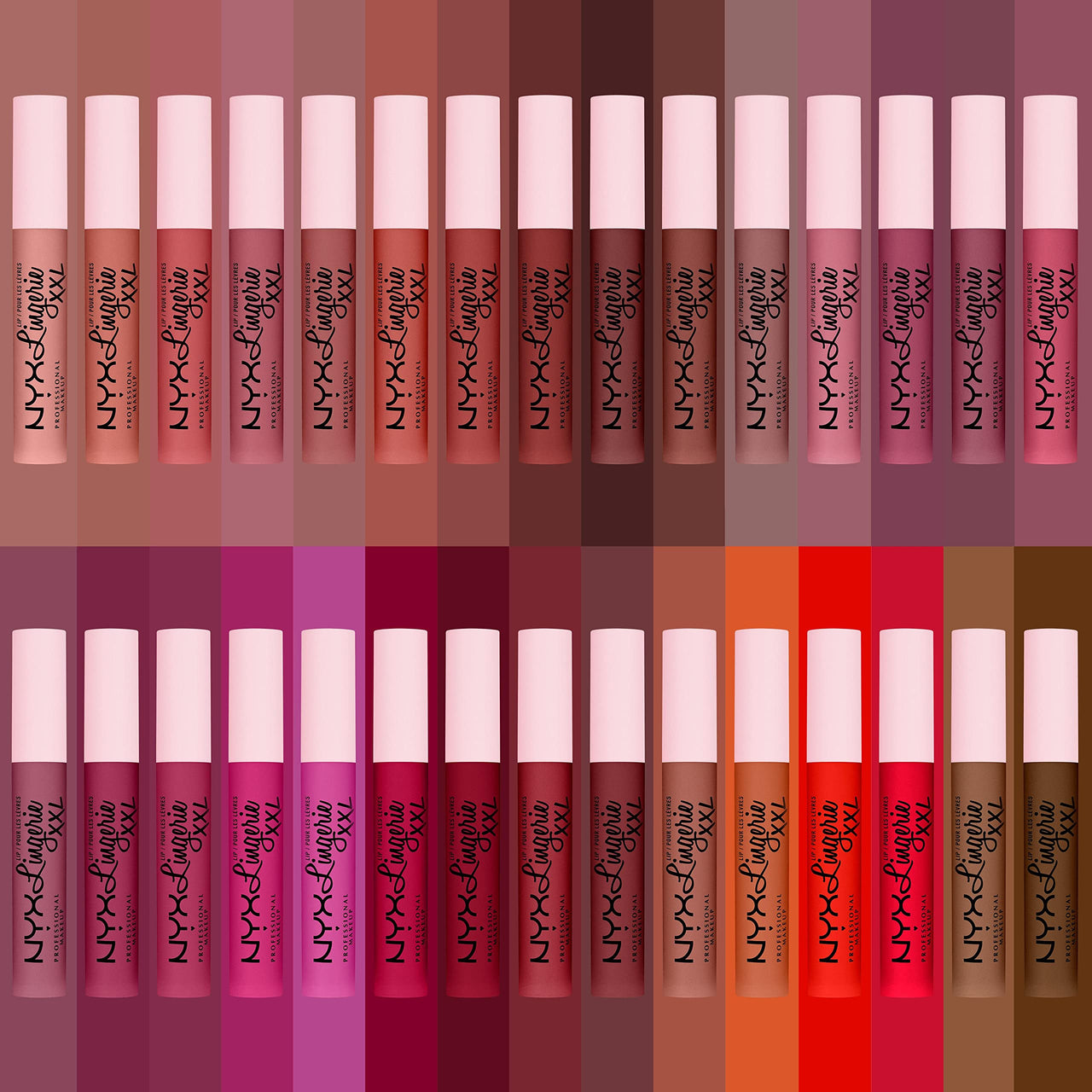 NYX PROFESSIONAL MAKEUP Lip Lingerie XXL Matte Liquid Lipstick - Pink Hit (Cool Toned Hot Pink)