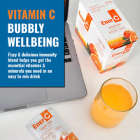 Thumbnail for Ener-C Sugar Free Multivitamin Drink Mix - Vitamin Powder for Water, Electrolytes Powder No Sugar, Hydration Boost Packets, Zero Sugar, Vitamin C & B12 Supplement Liquid Mix - Orange, 30 Count