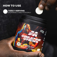 Thumbnail for MuscleTech Creatine Chews - Creapure Monohydrate Supplement for Muscle Recovery, Muscle Builder & Energy Boost - Pre Workout Supplement for Men & Women - 90 Chewable Candies, Boogieman Punch