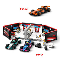 Thumbnail for LEGO City F1(R) Ferrari Race Car Pit in Toy Toy Birthday Present Blocks Educational Boys Girls Children 6 Years 7 Years 8 9 Years Old Vehicle Car Mini Car 60443