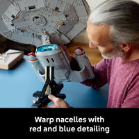 Thumbnail for LEGO Icons Star Trek: U.S.S. Enterprise NCC-1701-D Collectible Building Sets for Adults - Room or Office Decor for Men & Women, Ages 18+ - Star Trek Gifts for Fans - 10356