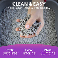 Thumbnail for Fresh News Recycled Paper Multi-Cat Pellet Non-Clumping Paper Cat Litter, 25 Pound, 2X Odor Control, Made in USA