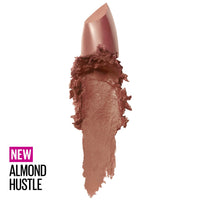 Thumbnail for Maybelline Color Sensational Lipstick, Lip Makeup, Cream Finish, Hydrating Lipstick, Nude, Pink, Red, Plum Lip Color, Almond Hustle, 0.15 oz; (Packaging May Vary)
