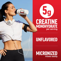 Thumbnail for Force Factor Creatine Monohydrate Powder, 5g Micronized Dose to Support Muscle Growth, Strength, Recovery, Cognitive Health & Memory, Unflavored, 200 Servings