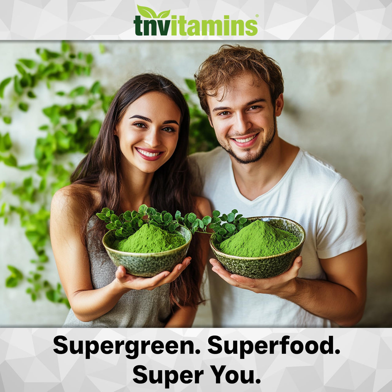 tnvitamins Moringa Capsules 10,000 mg - 120 Capsules | High Potency Moringa Leaf Extract Superfood Supplement for Energy, Vitality & Antioxidant Support