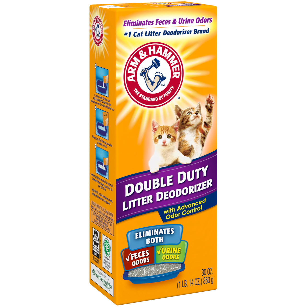 Arm & Hammer 40015029: Litter Deodorizer Double Duty 30 Oz