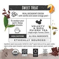 Thumbnail for Numi Organic Chocolate Pu-erh Tea, 16 Dark Tea Bags, Aged Yunnan Pu-erh Tea with Cocoa