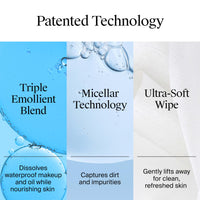 Thumbnail for Neutrogena Makeup Remover Wipes Micellar Alcohol-Free Face Towelettes Remove Waterproof Mascara & Oil, Compostable 100% Plant-Based Cloth, Dermatologist & Ophthalmologist Tested, Twin Pack 2 x 25 ct