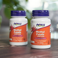 Thumbnail for NOW Foods Supplements, Methyl Folate 1,000 mcg, Metabolically Active Folate*, Co-Enzyme B Vitamin, 90 Tablets