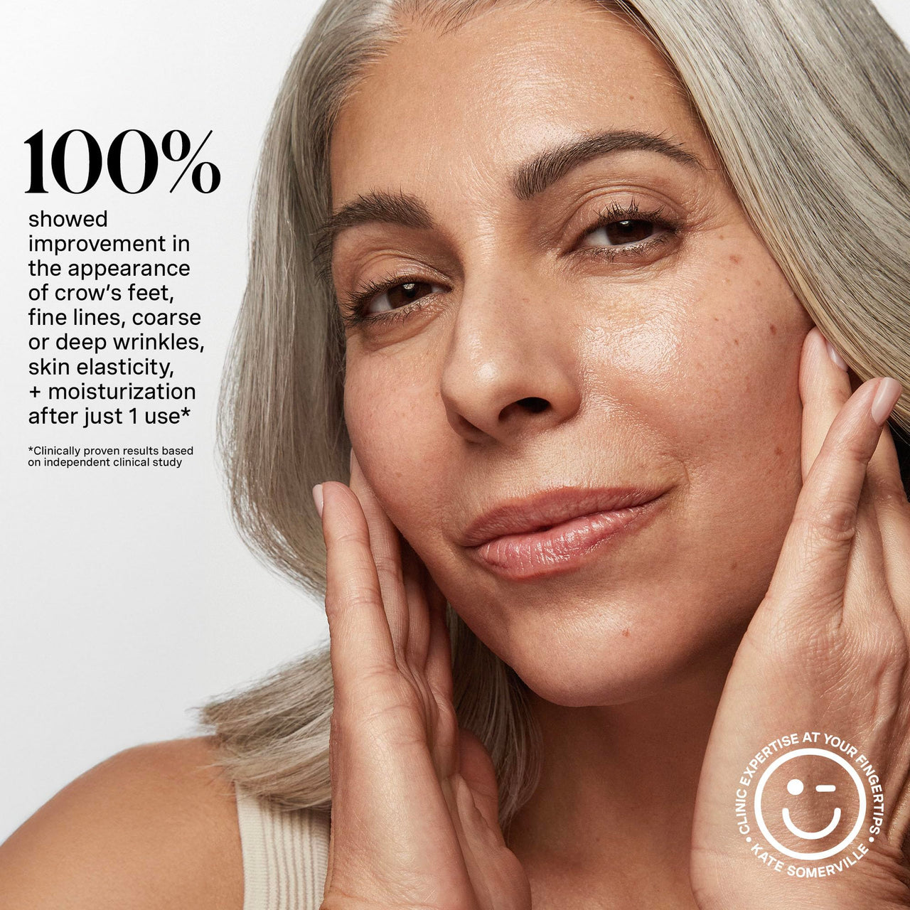 Kate Somerville Wrinkle Warrior | 2-In-1 Plumping Moisturizer + Face Serum | Instantly Hydrates & Smooths Skin | 1.7 Fl Oz