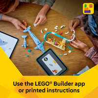 Thumbnail for LEGO Creator 3 in 1 Sea Animals: Beautiful Dolphins Building Toy for Girls, Boys, & Kids, Ages 8+ - Gift for Birthdays - Build a Dolphin, Seahorse, or Crab Animal Figure - 31385