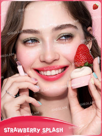 Thumbnail for SHEGLAM Hydra Jelly Pocket Lip Jam Hydrating Nourishing Lip Gloss Moisturizing Lip Makeup-Strawberry Splash