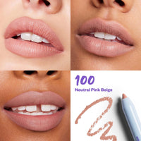 Thumbnail for Kosas Hotliner Retractable Lip Liner Pencil with Built-In Brush & Sharpener - Easy Contouring, Hydrating, Long-Lasting - Pigmented Creamy Texture for Plumping Lips - Hyaluronic Acid & Konjac -100
