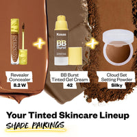 Thumbnail for Kosas BB Burst Tinted Face Gel Cream - Supports Healthy Collagen, Smoothes Skin, Hydrates & Moisturizes - Lightweight Buildable Coverage- Deep Neutral Warm 42, (1 Oz/30 ML)