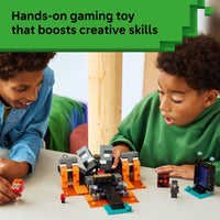 Thumbnail for LEGO Minecraft Wither Battle Building & Pretend Play Toy for Boys & Girls - Video Game Playset & Toy Figures for Kids, Ages 8+ - W/Crimson Warrior Minifigure & More - Gift Idea for Birthdays - 21590